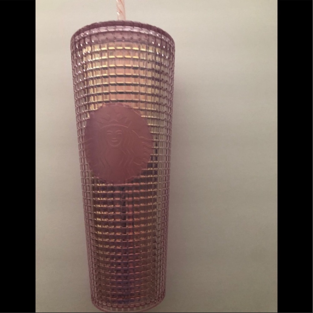 Starbucks 2020 holiday pink disco tumbler
